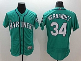 Seattle Mariners #34 Felix Hernandez Green 2016 Flexbase Collection Stitched Baseball Jersey,baseball caps,new era cap wholesale,wholesale hats